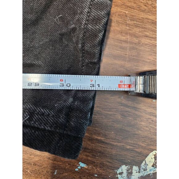 LANDS END Black Straight Leg Jeans Womens size 18 Classic 90's - Picture 6 of 6